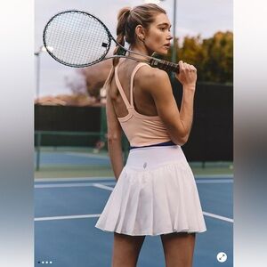 NWT Free People Movement Swing of Things Skort in White